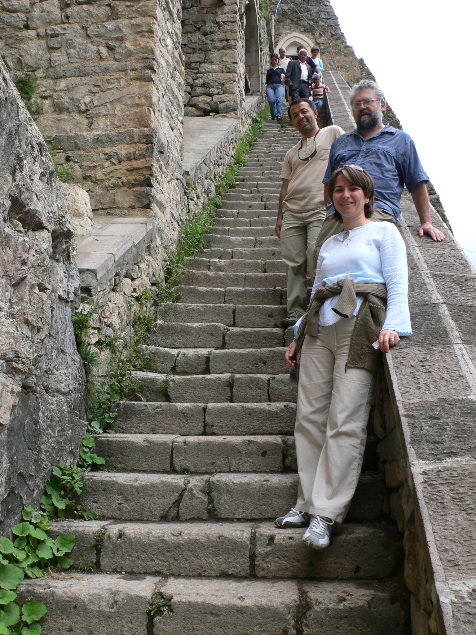 Steep staircase - entrance to monasteryMocka