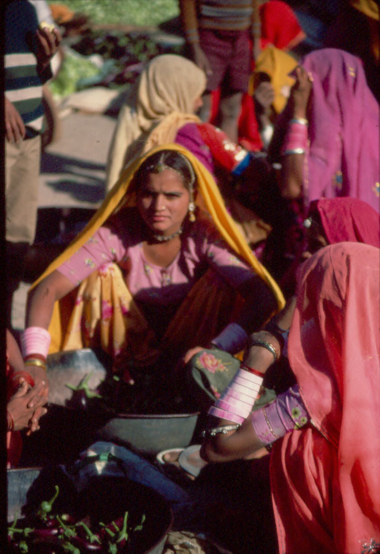 	Village market, India