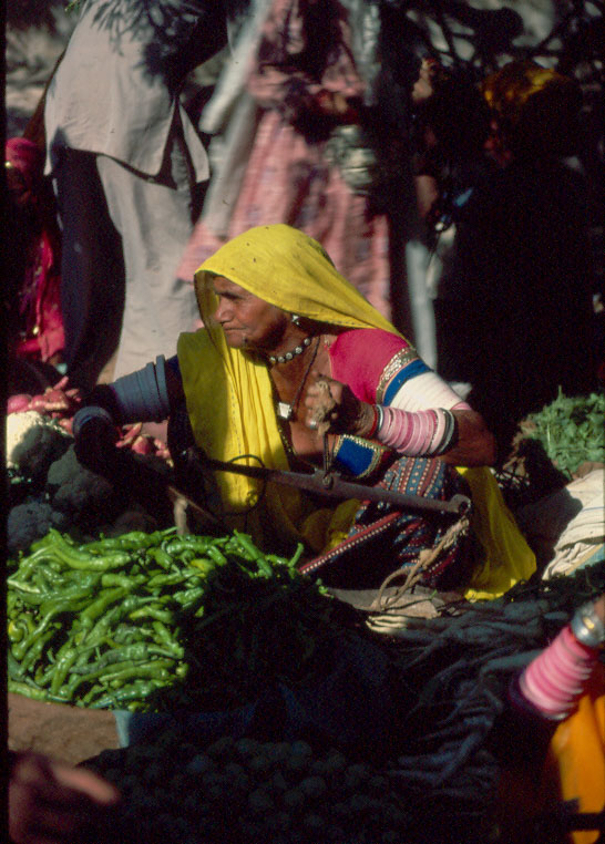 	Village market, India