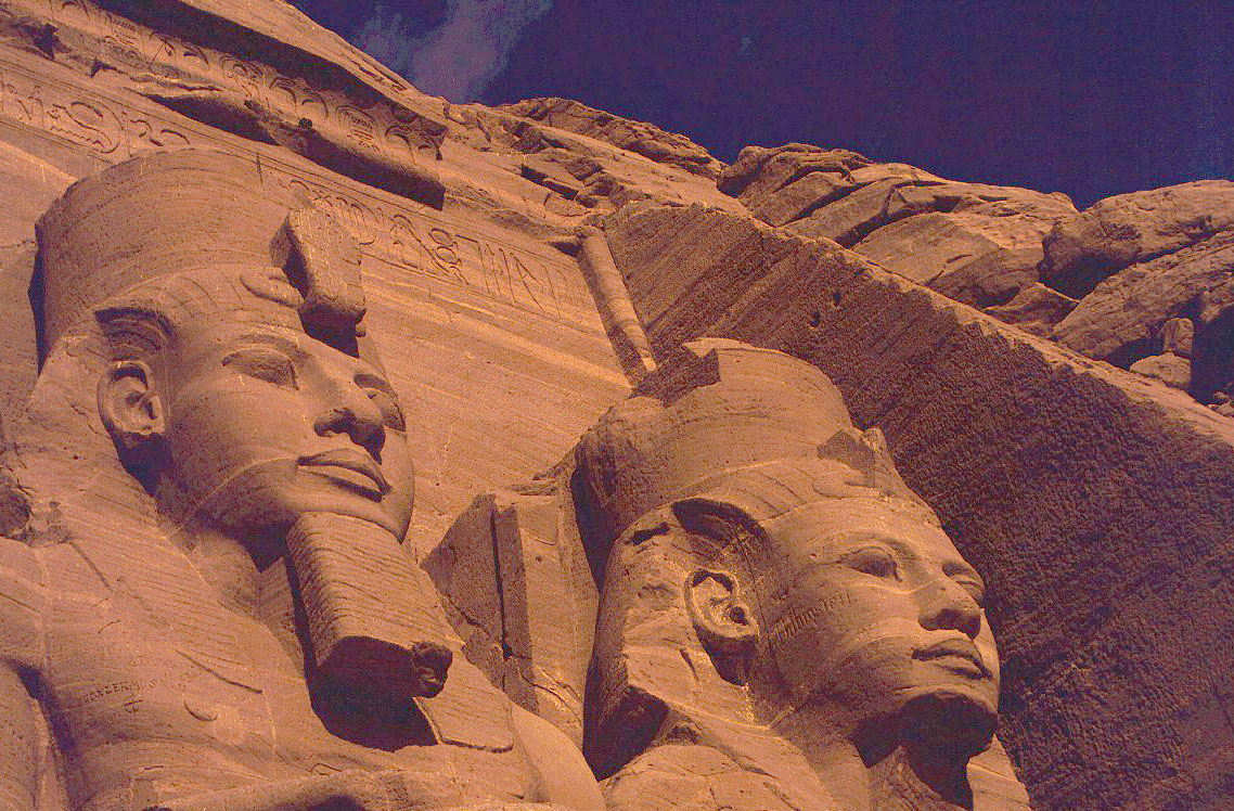 Rameses II colossus, Abu Simbel  ABU SIMBEL 