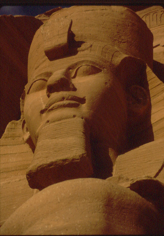 Rameses II colossus   Abu Simbel 