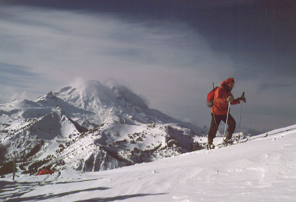 	Skier, Norse Peak, Mt. Rainier			