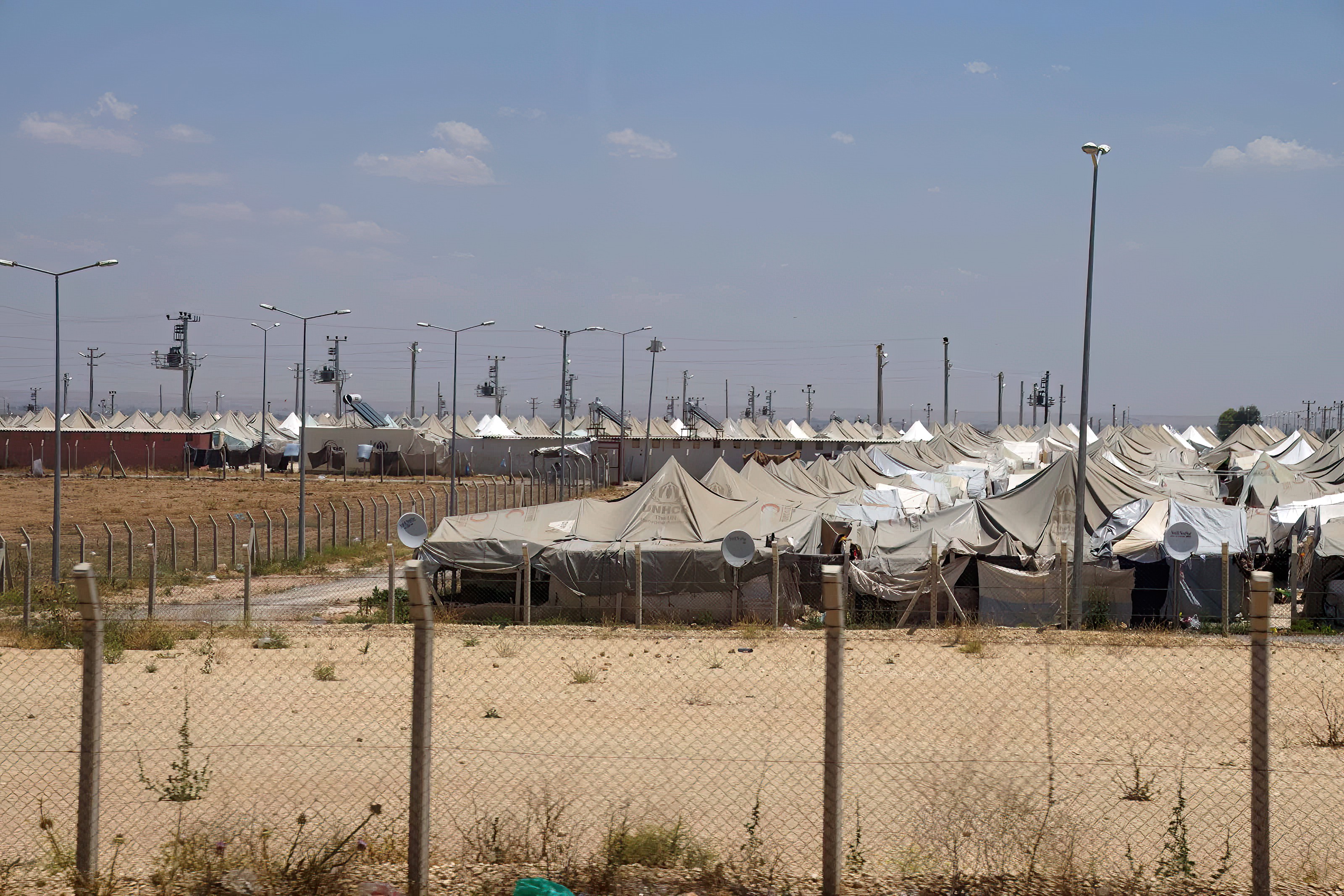 Akcakale Syrian  refugee camp